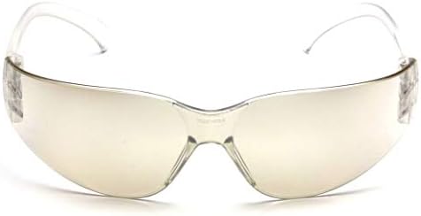 Pyramex Safety Glasses,Clr/I/O Mirror (Pack of 12)