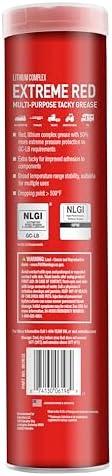 Valvoline Extreme Red Multi-Purpose Grease 14.1 OZ Cartridge
