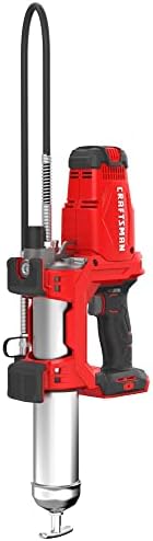 CRAFTSMAN Grease Gun V20 Electric Grease Gun Cordless, 40" Hose, LED Light, 10,000 Max PSI Pushes up to 9 oz. of Grease per Minute, Tool Only (CMCGG001B)