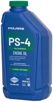 Polaris PS4 All-Season 4 Cycle 5W50 Full Synthetic Motor Oil, 1 Qt 2876244