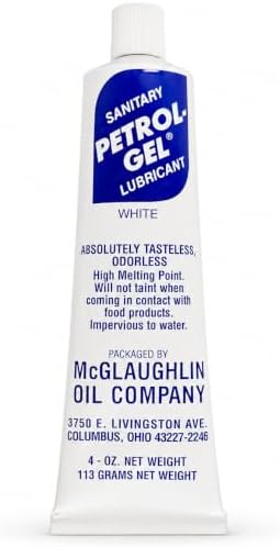 Petrol-Gel NSF H1 Food Safe Lubricant-White Grease for O-Rings & Valves 4oz