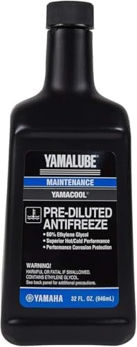 YAMAHA Original OEM Yamalube ACC-YAMAC-BL-32 Pre Diluted Antifreeze Yamalube OEM - (1) Quart
