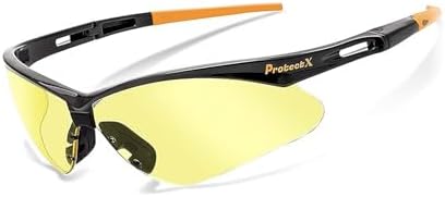 ProtectX Safety Glasses for Men & Women, Safety Sunglasses
