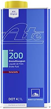 ATE Original TYP 200 Racing Quality DOT 4 Brake Fluid, 1 Liter Can