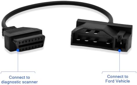 OBD1 to OBD2 Adapter for Ford 7 Pin to 16 Pin OBD2 Diagnostic Cable