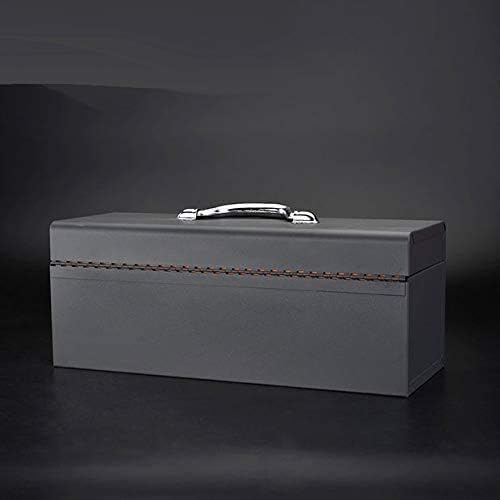 Edward Tools 17" Metal ToolBox - Heavy Duty Portable Tool Box with Organizer Tray and Handle - Solid Metal Locking Latches - Scratch Resistant Finish