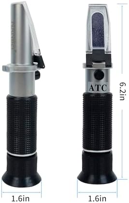 4-in-1 Antifreeze Coolant Refractometer,（Copper ）CNC Machine