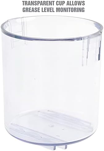 OEMTOOLS 26540 Bearing Packer, Wheel Bearing Grease Packer Without the Mess, Works with Bearings Up to 3-1/2 Inch Diameter, Transparent Grease Cup, Portable Shop Tool