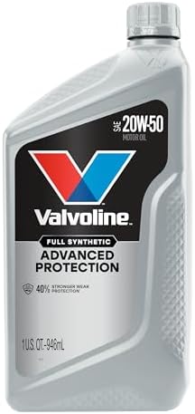 Valvoline Advanced Full Synthetic SAE 20W-50 Motor Oil 1 QT
