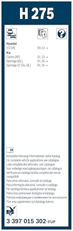 BOSCH H275 OE Specialty Rear Wiper Blade - 11" (Single)