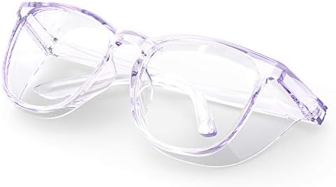MORK&SUKY Safety Glasses, Stylish Goggles With No Fog Lense, Alternatives To Regular Protective Eyewear For Lab and Nursing.