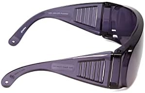 Calabria Fit Over Safety Glasses | Polarized Sunglasses Over Glasses | Wrap Around Anti-Fog | Scratch Resistant | Unisex