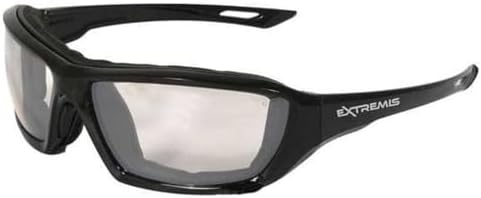 Radians Extremis Foam Lined Safety Glasses - Black Frame