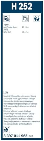 BOSCH H252 OE Specialty Rear Wiper Blade - 10" (Single)