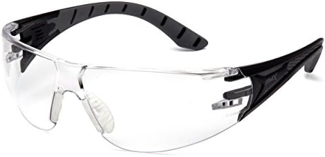 Pyramex Endeavor Plus Safety Glass Black/Gray Frame With Foam Padding Clear H2MAX Anti-fog Lens