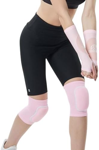 JUMISEE Kids Knee Pad, Anti-Slip Padded Sponge Knee Brace Breathable Flexible Elastic Knee Support for Football Volleyball Dance Skating Basketball Sports