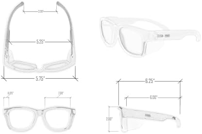 MAGID Gemstone Y50 Performance Anti-Fog Safety Glasses with Side Shields