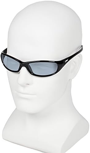KleenGuard V40 Hellraiser Safety Glasses (25716), Indoor / Outdoor Lens with Black Frame, 12 Pairs / Case