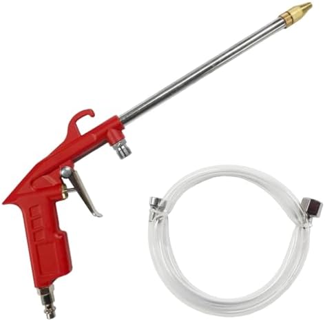 Car Air Engine Cleaning Spray Gun, High Pressure Air Nozzle Blow Gun with 4Ft Hose, Pneumatics Dust Cleaner Sprayer Tool, Siphon Vehicle Engine Bay Wash Spray Kit(Straight)