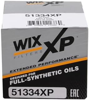 WIX 51334XP WIX XP Oil Filter Replacement, Built for Synthetic Oil - Compatible With Vehicles from Acura, Chevrolet, Dodge, Ford, Honda, Hyundai, Isuzu, Kia, Mercury, Mitsubishi and Subaru