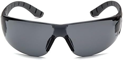 Pyramex Endeavor Plus Safety Glass Black/Gray Frame With Foam Padding Clear H2MAX Anti-fog Lens