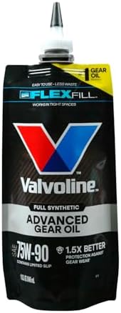 Valvoline Flexfill SAE 75W-90 Full Synthetic Gear Oil 1 QT, Case of 4