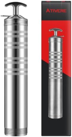 Grease Gun Replacement Tube is Compatible with Mil.Waukee.2646-20 2-SPD, 2446-21XC, 2446-20, Precision fit Threading, High-Density Iron Pipe, No Deformation, No Leakage