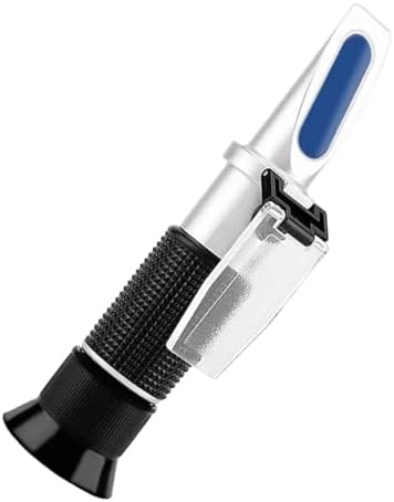 Antifreeze Refractometer, Antifreeze Coolant Tester for Checking Antifreeze Freezing Point, Concentration of Ethylene Glycol & Propylene Glycol, Battery Acid Condition, Windshield Washer Fluid