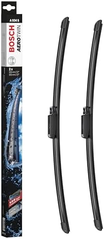 BOSCH 3397118934 AeroTwin Wiper Blade Combo - Set of 2 (22"& 22") Top Lock