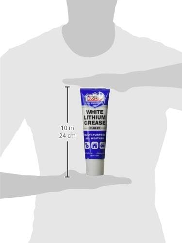 Lucas Oil White Lithium Grease, 8 oz | Squeeze Tube | Pack of 2