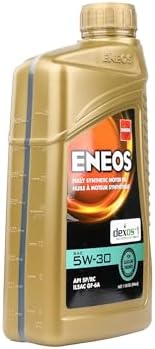 ENEOS 5W-30 Fully Synthetic Motor Oil, API SQ, dexos1 Gen3, 6 Qt