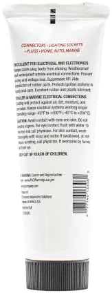 AGS Dielectric Silicone Grease Compound for All Electrical Components and Connectors, 4oz Tube, Dielectric Grease, Versatile Applications, Spark Plugs, Ignition Modules and Coils