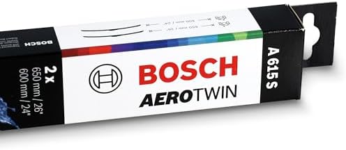 BOSCH 3397014615 AeroTwin Wiper Blade Combo Pack - Set of 2 (26" & 24")