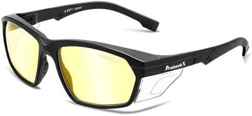 ProtectX Classic Safety Glasses, Anti-Fog Scratch Resistant Lenses