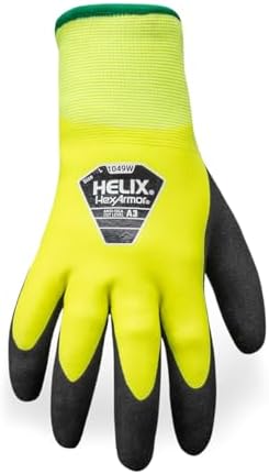 HexArmor Cold Weather Helix Series Gloves | Cut and Puncture Resistant | High-Dexterity | Touchscreen Capable
