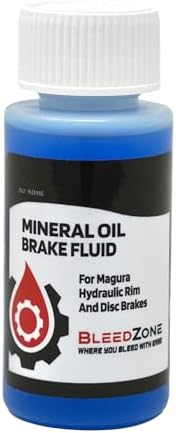 BleedZone Mineral Oil for Bike Brakes Compatible with Magura, 60ml Fluid