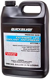 Quicksilver 877770Q1 Extended Life Coolant Anti-Freeze, Pre-Diluted 50/50, 1 Gallon