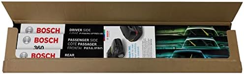 BOSCH B36005 360 Beam Wiper Blade Set - Front (2) + Rear (1) - 28"/28"/11"