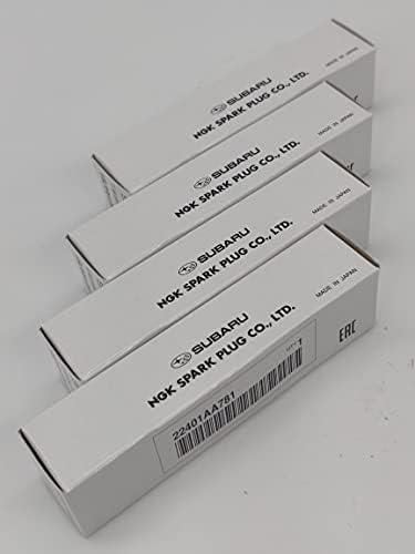 Subaru 2011-2019 Forester Impreza Legacy Crosstrek Set 4 Spark Plugs - 22401AA781 x4 - Genuine OEM