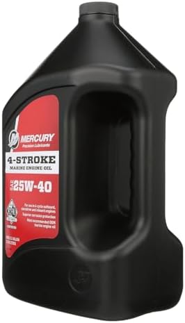 Mercury 25W-40 4-Stroke Marine Engine Oil, 1 Gallon - 8M0078628