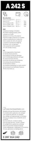 BOSCH 3397014242 AeroTwin Wiper Blade Combo Pack - Set of 2 (24" & 22")