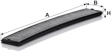 Mann-Filter CUK 6724 Cabin Filter With Activated Charcoal for select BMW models