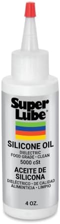 Super Lube Silicone Oil High & Low Temp CST (Clear, 4oz Bottle) | NSF Certified Food Grade & Clean | High and Low Temp Stable