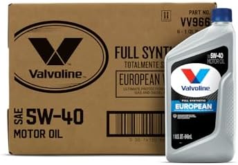 Valvoline - VV966-CS 5W-40 MST SynPower Full Synthetic Motor Oil - 1qt (Case of 6) (VV966-6PK)