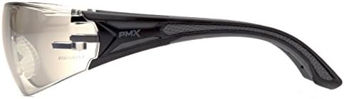 Pyramex Endeavor Plus Safety Glass Black/Gray Frame With Foam Padding Clear H2MAX Anti-fog Lens