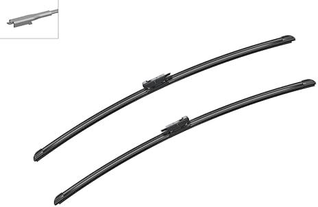 BOSCH 3397014115 AeroTwin Wiper Blade Combo - Set of 2 (27"& 27") Pinch Tab