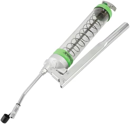 OEMTOOLS 87204 Clear Lever Action Grease Gun, Automotive Grease Gun for Heavy Machinery, 10,000 PSI Max Pressure, Suction and Cartridge Loading, Transparent Barrel