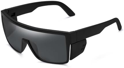 Safety Polarized Sunglasses for Men and Women UV400 Protection and Includes Removable Side Shields,ANSI Z87