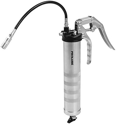 PROLUBE 43017 Pistol Grip Grease Gun Dual Discharge, 5000 PSI, 1/8"
