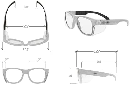 MAGID Gemstone Y50 Performance Anti-Fog Safety Glasses with Side Shields
